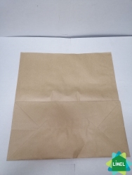 Пакет паперовий бурий 310х160х60 (без друку) (100шт/уп) (4980)