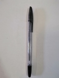 Ручка кулькова ECONOMIX ICE PEN 0,5 мм. Корпус напівпрозорой, пише чорним (50 шт. пач.)