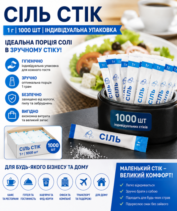 сіль у стіках