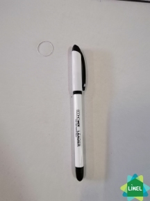 Ручка гелева ECONOMIX LEADER 0,5 мм, чорна ( 12 шт. пач.)