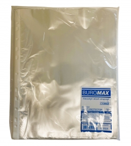 Файл для документів А4+ BUROMAX, 25 мкм, фактура 