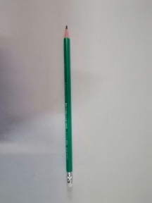 Олівець чорнографітний пластиковий ECONOMIX ECO SOFT HB, загострений з гумою ( 12 шт. пач.)