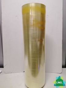 Пленка упаковочная ПВХ 1500м *45 см 10  мкм (желтая) 4,5 кг