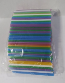 Трубочки Фреш ВЕЛИКІ (8 мм) кольорові 20 см (500 шт.))