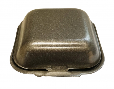 Ланч-бокс чорний великий 250х155х70 мм. (250 шт.) MB10 b