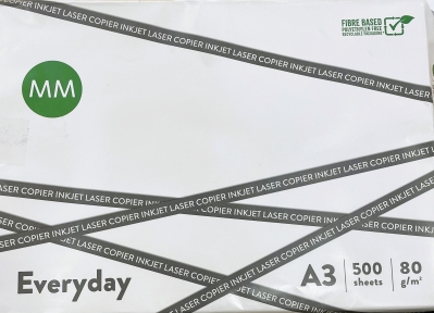 Папір EVERYDAY А3 80г/м2 500 арк