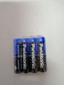 Батарейка PANASONIC R03 (мини пальчик) ( 4шт\пач)