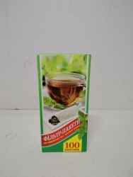 Фільтр пакет для чаю малий ( 100 шт. уп.) (81005)