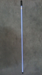 Ручка для швабри прогумована 120 см блакитно-біла