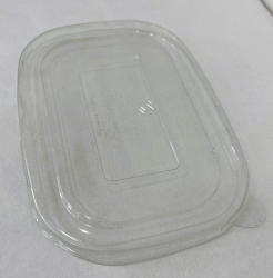 Кришка РЕТ для контейнера паперового 1000/650/750 мл прямокутний-овал СП (50шт/ пак) 