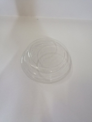 Кришка прозора купольна до контейнеру паперового для салату 750 мл КРАФТ біле дно (90/540) (015055)