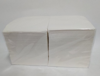 Серветка 24х24 1-х шар. біла (Papero) (400 шт.) (12 пач/ящ) (NS025)