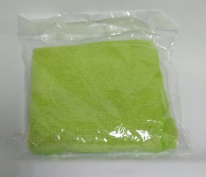 Серветка мікрофібра універс. 30х30 см 270г/м2 зелена б/етикетки  (5шт) (50шт/ящ)