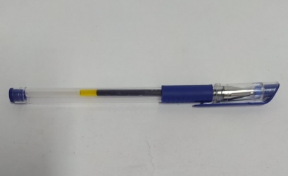 Ручка гелева KLERK 0,7 мм, стрижень син., корпус прозорий (50 шт/уп) (KL0429-BL)