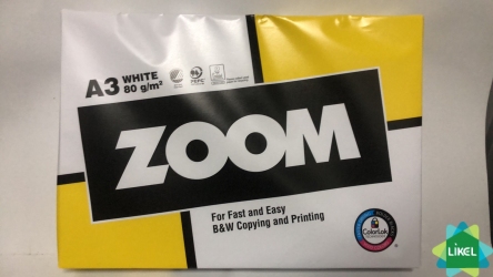Папір Zoom A3 80 г/м2 ( 5 пач. ящ.)