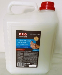 Мило-крем рідке , молоко та мед, З БАЛЬЗАМОМ PRO 5л. (4шт\ящ) 25515140