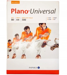 Папір A4 80 г/м2 500 арк.Plano Universal (5 пач/ящ.) 