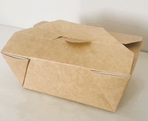 Коробка клеєна Крафт 215*160*60 ламінована (25 шт/пак)