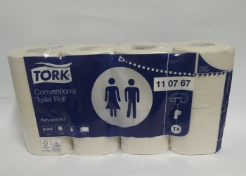 Туалетний папір Tork Advanced Conventional 2-шар.30 м(высот.9,4см) (8 рул/уп) (110767)