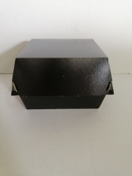 Коробка паперова для бургера ЧОРНА КРАФТ 118*118*86 мм( 80/480)