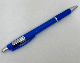 Ручка кулькова ECONOMIX BOLID 0,5 мм. Корпус чорний/синій, пише синім (40 шт. пач.)