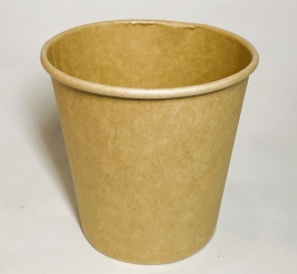 Контейнер паперовий КРАФ/КРАФТ (D97 мм. H 100 мм) 450 мл (50/1000) СП