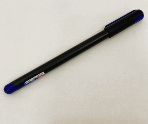 Ручка кулькова ULTRON UNIMAX 0,7 мм. Корпус чорний, пише синім ( 12 шт. пач.)