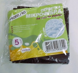 Серветка мікрофібра д/скла 30*30 см 250 гр/м2 Чорні( 5 шт.) PROFIT (50 шт/ящ)