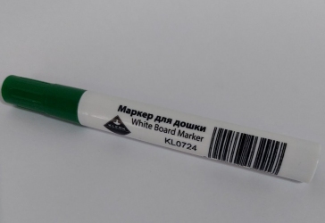Маркер для дошки, кол.зелений, товщина лінії 3 мм.KLERK