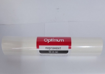 Папір пергам. силіконовий білий 50м*28см 38 гр/м2 PRO OPTIMUM (9 рул/ящ)