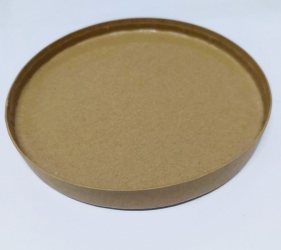 Кришка паперова до контейнеру паперового д/ салату 1000 мл КРАФТ (d-150) (25/500) СП